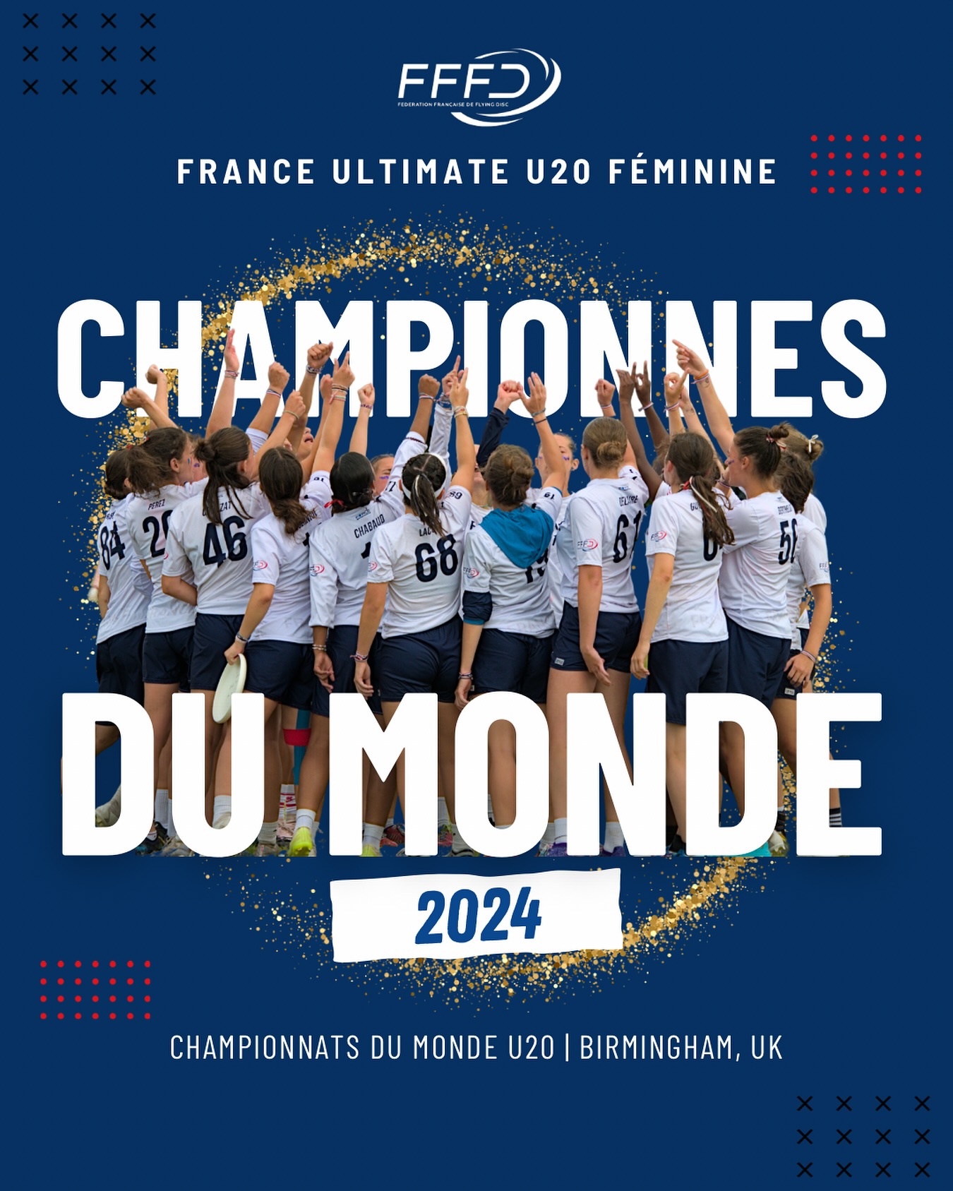 France Féminines U20 championnes du Monde 2024